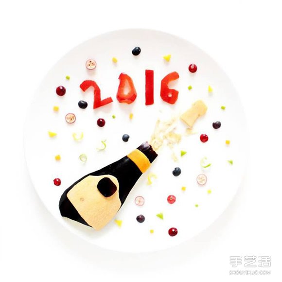 盤子上的藝術(shù)創(chuàng)作 創(chuàng)意DIY讓食材擺出美麗圖案 -  itrip.net.cn