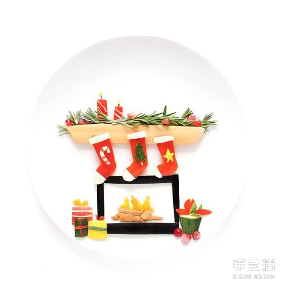 盤子上的藝術(shù)創(chuàng)作 創(chuàng)意DIY讓食材擺出美麗圖案 -  itrip.net.cn