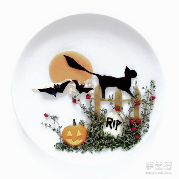 盤子上的藝術(shù)創(chuàng)作 創(chuàng)意DIY讓食材擺出美麗圖案 -  itrip.net.cn