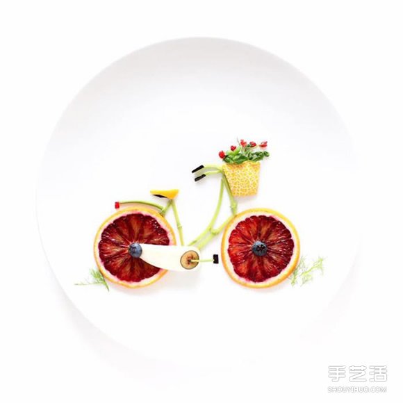 盤子上的藝術(shù)創(chuàng)作 創(chuàng)意DIY讓食材擺出美麗圖案 -  itrip.net.cn