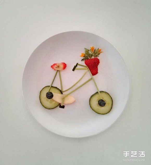 盤子上的藝術(shù)創(chuàng)作 創(chuàng)意DIY讓食材擺出美麗圖案 -  itrip.net.cn