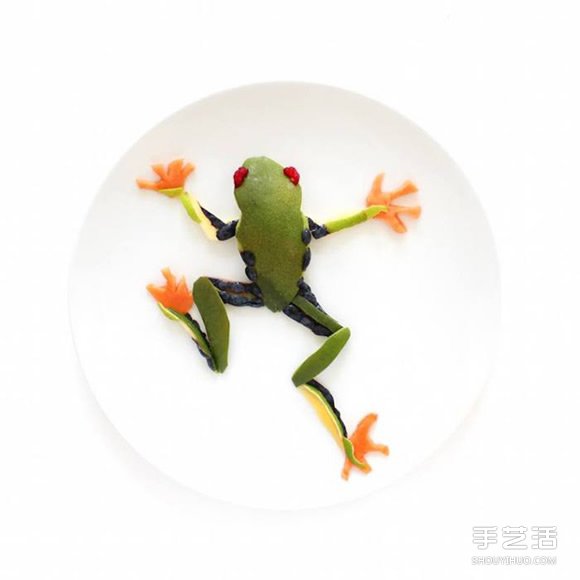 盤子上的藝術(shù)創(chuàng)作 創(chuàng)意DIY讓食材擺出美麗圖案 -  itrip.net.cn