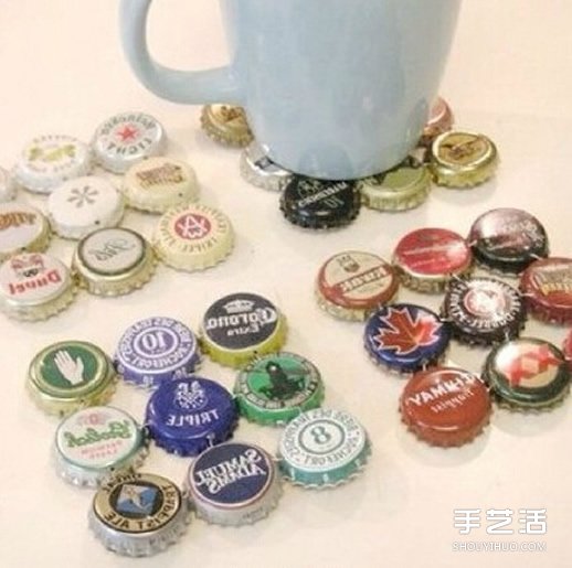 簡單又有趣的瓶蓋廢物利用手工小制作圖片 -  itrip.net.cn