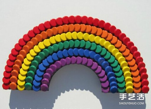 簡單又有趣的瓶蓋廢物利用手工小制作圖片 -  itrip.net.cn