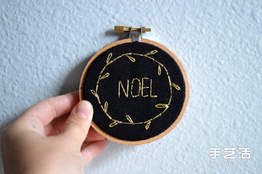 圖案以文字為主的小清新刺繡作品圖片 -  itrip.net.cn