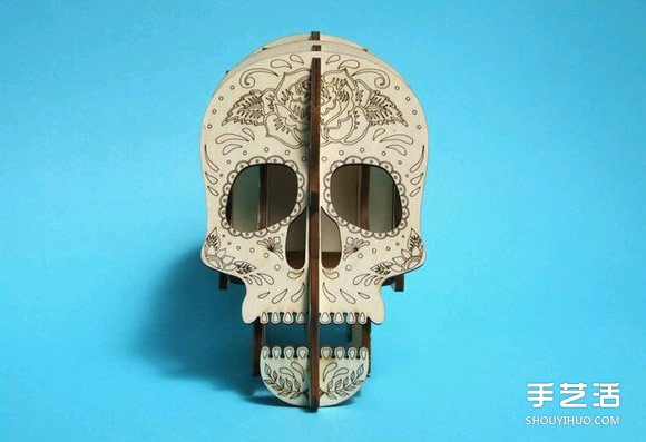 骷髏頭筆筒DIY教程 密度板制作創(chuàng)意骷髏頭筆筒 -  itrip.net.cn