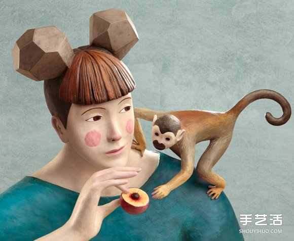 以精致粘土工藝品塑造出現(xiàn)實和奇幻的異空間 -  itrip.net.cn
