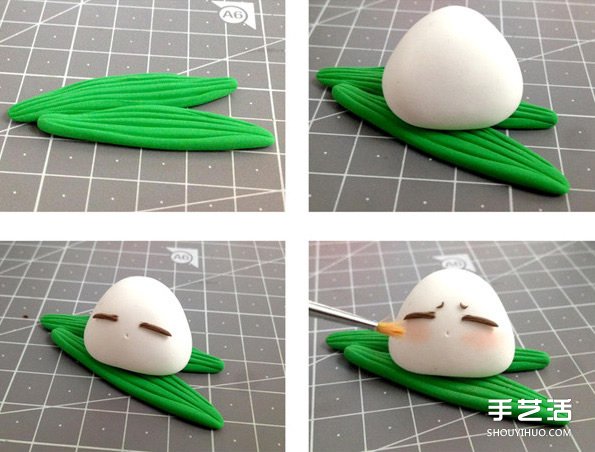 超輕粘土粽子的做法 手工制作超輕粘土粽子 -  itrip.net.cn