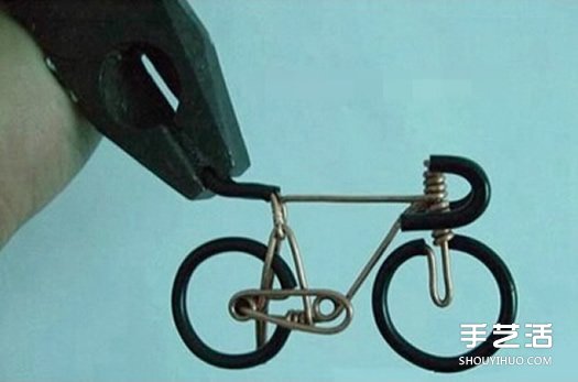 銅絲自行車的做法教程 銅絲手工制作自行車 -  itrip.net.cn