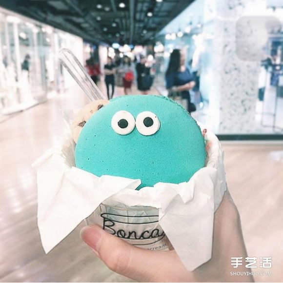夢幻與邪惡結(jié)合的卡通風(fēng)馬卡龍冰淇淋 Bonca -  itrip.net.cn