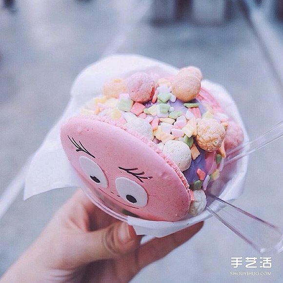 夢幻與邪惡結(jié)合的卡通風(fēng)馬卡龍冰淇淋 Bonca -  itrip.net.cn
