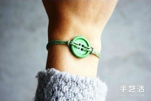 兒童手鏈怎么編 簡單帶紐扣手鏈編織方法圖解 -  itrip.net.cn