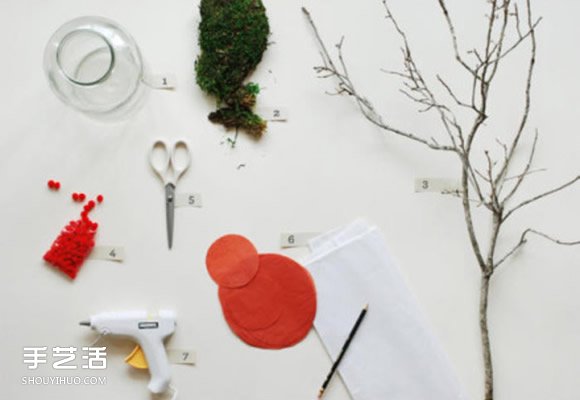 紙花盆景DIY教程 手工假花盆景制作圖解 -  itrip.net.cn