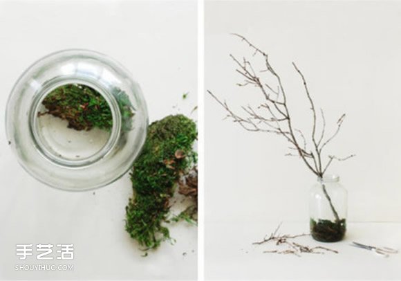紙花盆景DIY教程 手工假花盆景制作圖解 -  itrip.net.cn