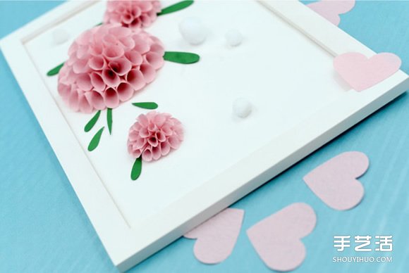 立體花朵裝飾畫DIY 簡(jiǎn)單手工制作立體花裝飾畫 -  itrip.net.cn
