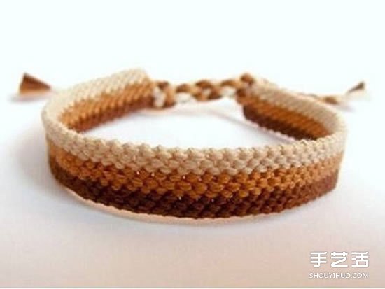 十股繩編織手鏈圖解 成熟穩(wěn)重風(fēng)手鏈的編法 -  itrip.net.cn