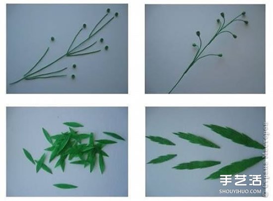 皺紋紙花的折法圖解 如何用皺紋紙做花的步驟 -  itrip.net.cn