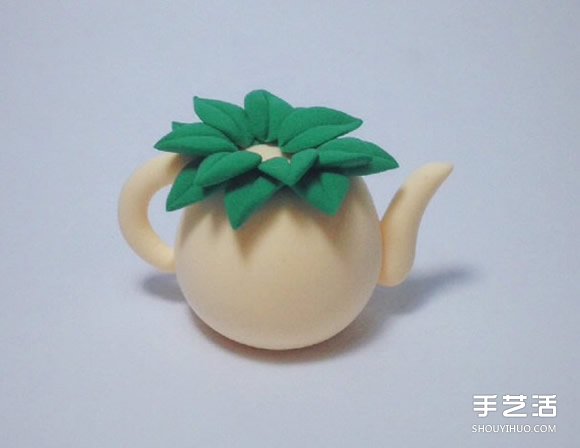 超輕粘土制作水壺花瓶插玫瑰花裝飾擺件 -  itrip.net.cn