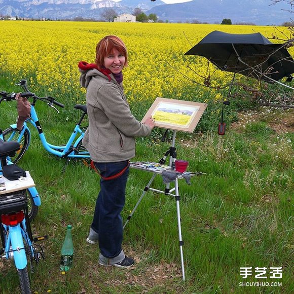 畫(huà)家用水彩畫(huà)取代相機(jī) 捕捉旅行的沿途美景 -  itrip.net.cn