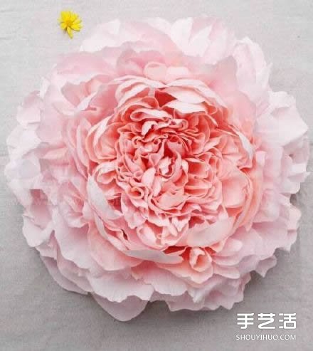 大型皺紙花的做法步驟 手工皺紙花的折法圖解 -  itrip.net.cn