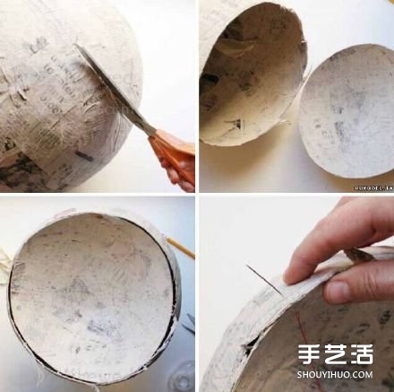 大型皺紙花的做法步驟 手工皺紙花的折法圖解 -  itrip.net.cn