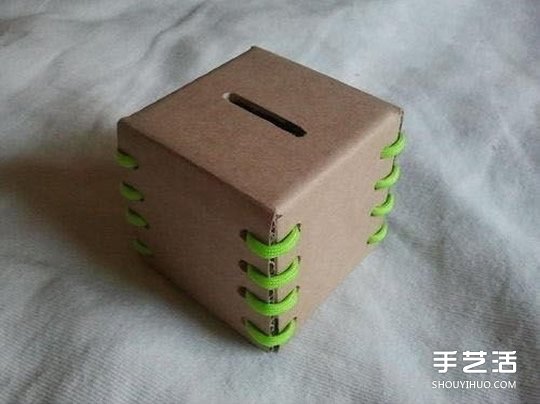 硬紙板手工制作兒童存錢罐的方法步驟圖解 -  itrip.net.cn