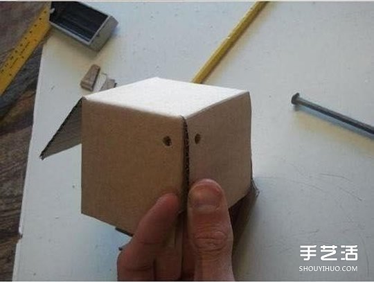硬紙板手工制作兒童存錢罐的方法步驟圖解 -  itrip.net.cn