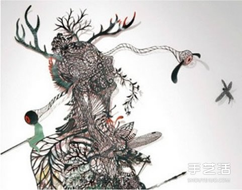 繁復(fù)的紙雕藝術(shù)作品新手 精美的紙雕作品圖片 -  itrip.net.cn
