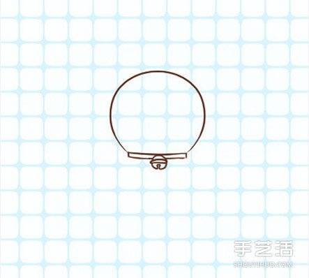 哆啦A夢簡筆畫圖片步驟 哆啦A夢簡筆畫帶顏色 -  itrip.net.cn