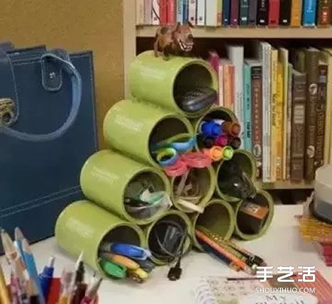 鐵罐廢物利用手工制作家居收納 簡單又好用 -  itrip.net.cn
