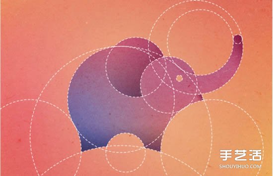 神奇的手工繪畫圖片 13個(gè)正圓畫出13種動(dòng)物 -  itrip.net.cn