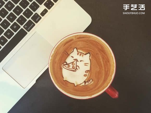 將咖啡拉花發(fā)揮到淋漓盡致的拉花達(dá)人的作品 -  itrip.net.cn
