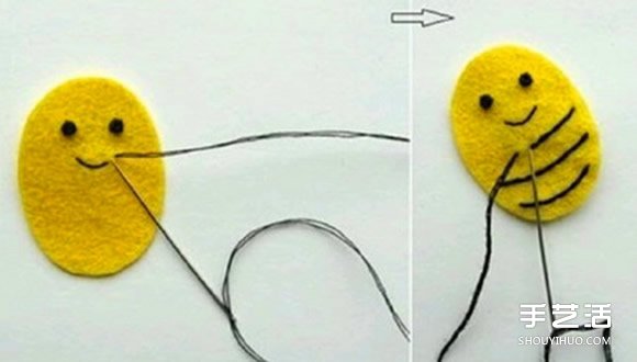 不織布小飾品制作教程 手工布藝小裝飾品DIY -  itrip.net.cn