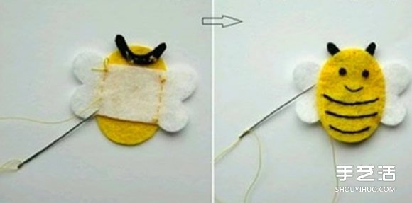 不織布小飾品制作教程 手工布藝小裝飾品DIY -  itrip.net.cn