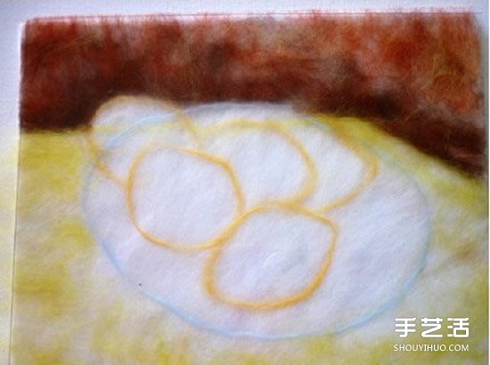 宛如油畫般的水果羊毛氈畫 具有羊毛獨特質(zhì)感 -  itrip.net.cn