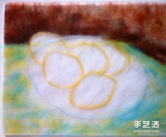宛如油畫般的水果羊毛氈畫 具有羊毛獨特質(zhì)感 -  itrip.net.cn