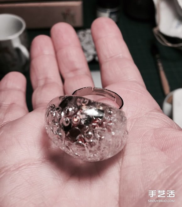 干掉的膠水手工制作戒指 超有創(chuàng)意的變廢為寶 -  itrip.net.cn
