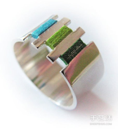 手工繞線金屬戒指圖片 仿佛是刺繡上去一樣！ -  itrip.net.cn
