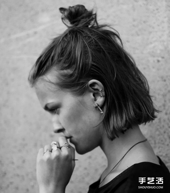 短發(fā)女生編盤(pán)發(fā)設(shè)計(jì) 10種造型讓你天天有變化 -  itrip.net.cn