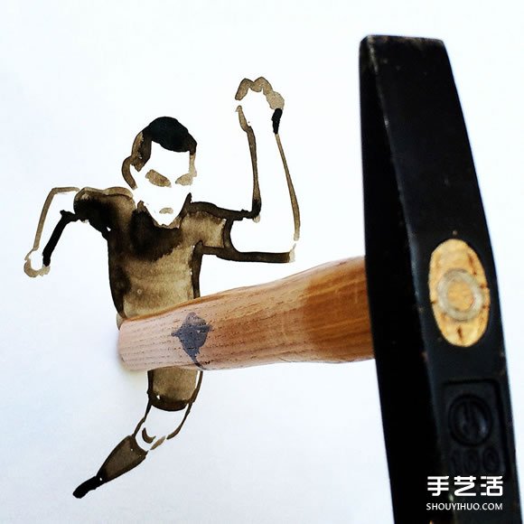 生活物品與插畫結(jié)合 創(chuàng)意DIY讓你驚嘆連連 -  itrip.net.cn