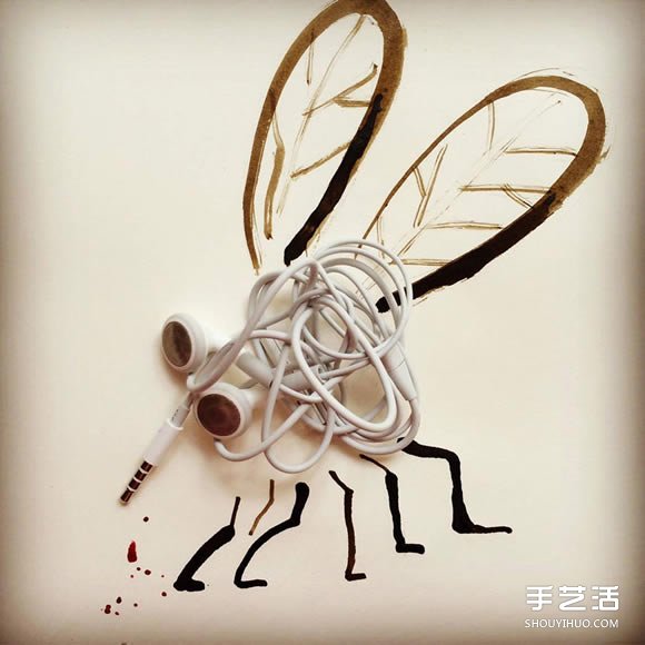 生活物品與插畫結(jié)合 創(chuàng)意DIY讓你驚嘆連連 -  itrip.net.cn