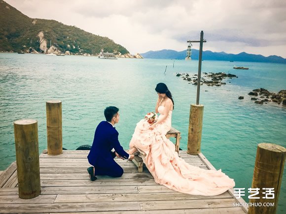 美到不科學(xué)婚紗照背后 多虧幕后人員賣命拍攝 -  itrip.net.cn