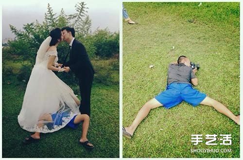美到不科學(xué)婚紗照背后 多虧幕后人員賣命拍攝 -  itrip.net.cn
