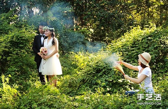 美到不科學(xué)婚紗照背后 多虧幕后人員賣命拍攝 -  itrip.net.cn