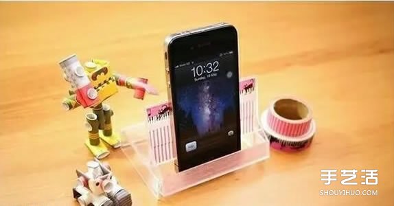 磁帶盒廢物利用小制作 做成好用的手機(jī)支架 -  itrip.net.cn