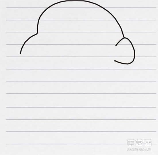 彩色蠟筆小新簡筆畫 簡單簡筆畫蠟筆小新畫法 -  itrip.net.cn