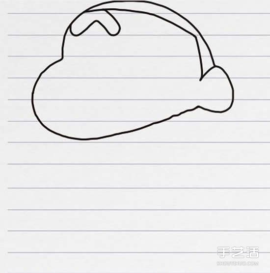 彩色蠟筆小新簡筆畫 簡單簡筆畫蠟筆小新畫法 -  itrip.net.cn