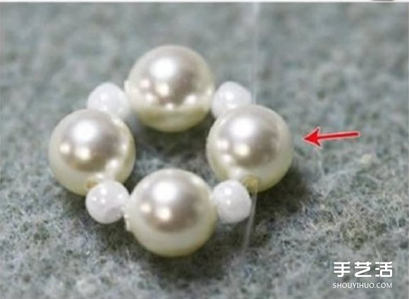 新娘串珠珍珠手鏈DIY 新娘珍珠手鏈制作圖解 -  itrip.net.cn