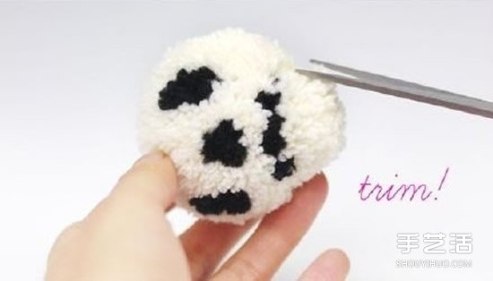 毛線球骷髏小人手工制作 用毛線做骷髏的方法 -  itrip.net.cn