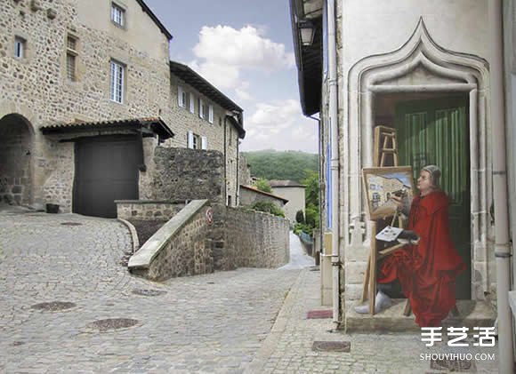電影般的美好社區(qū) 光禿公寓墻面涂鴉煥發(fā)活力 -  itrip.net.cn